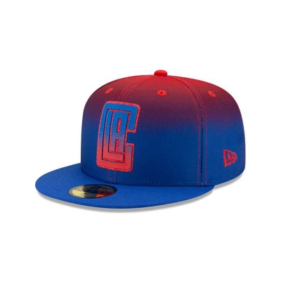 Los Angeles Clippers Gorra | New Era NBA Back Half 59fifty Fitted Cap Mexico - Azules